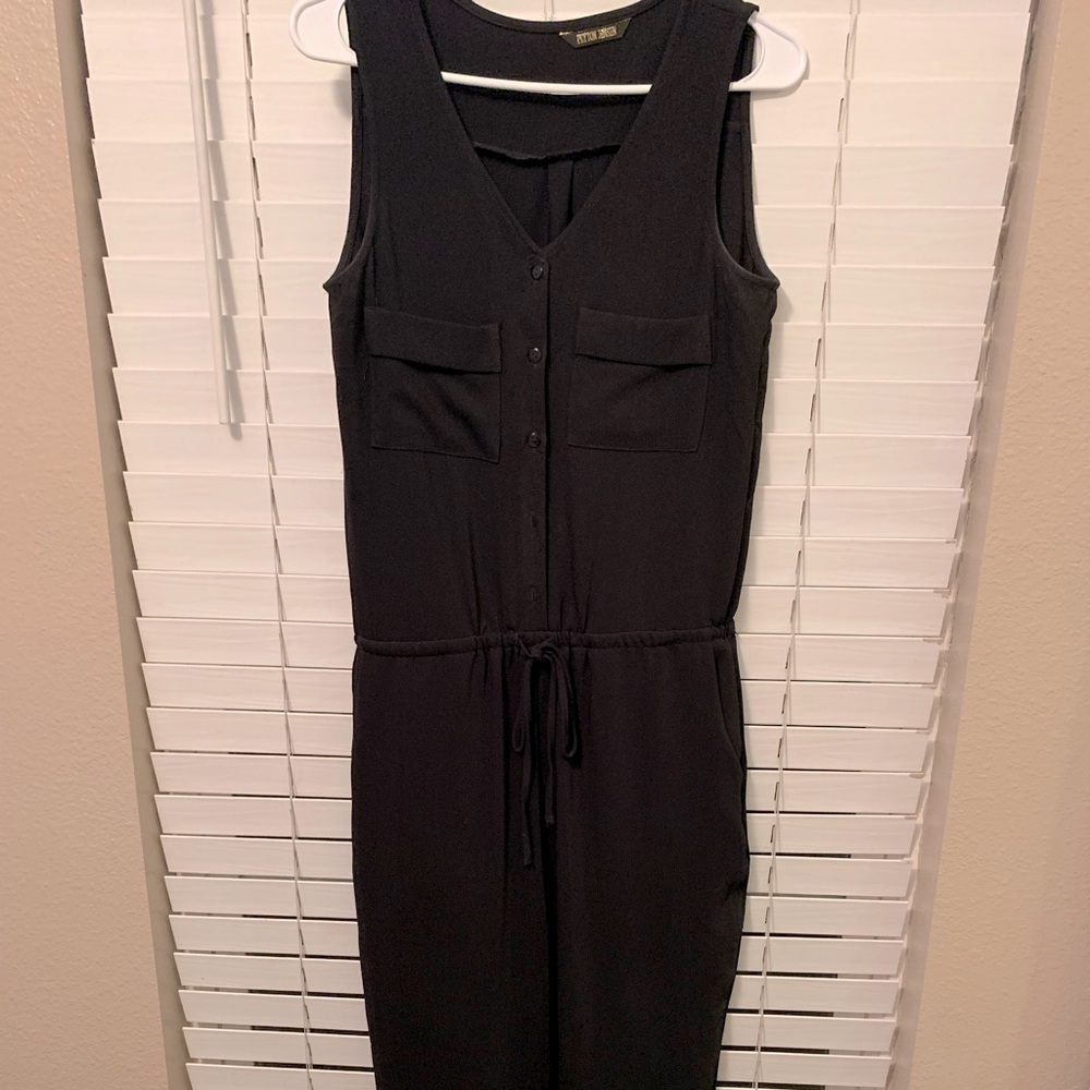 Black Peyton Jensen jumpsuit. Size Small. Length is perfect for me at 5’4”